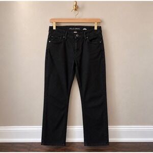 Falls Creek Mens Slim Stretch Jeans Black Denim Pants 30x30